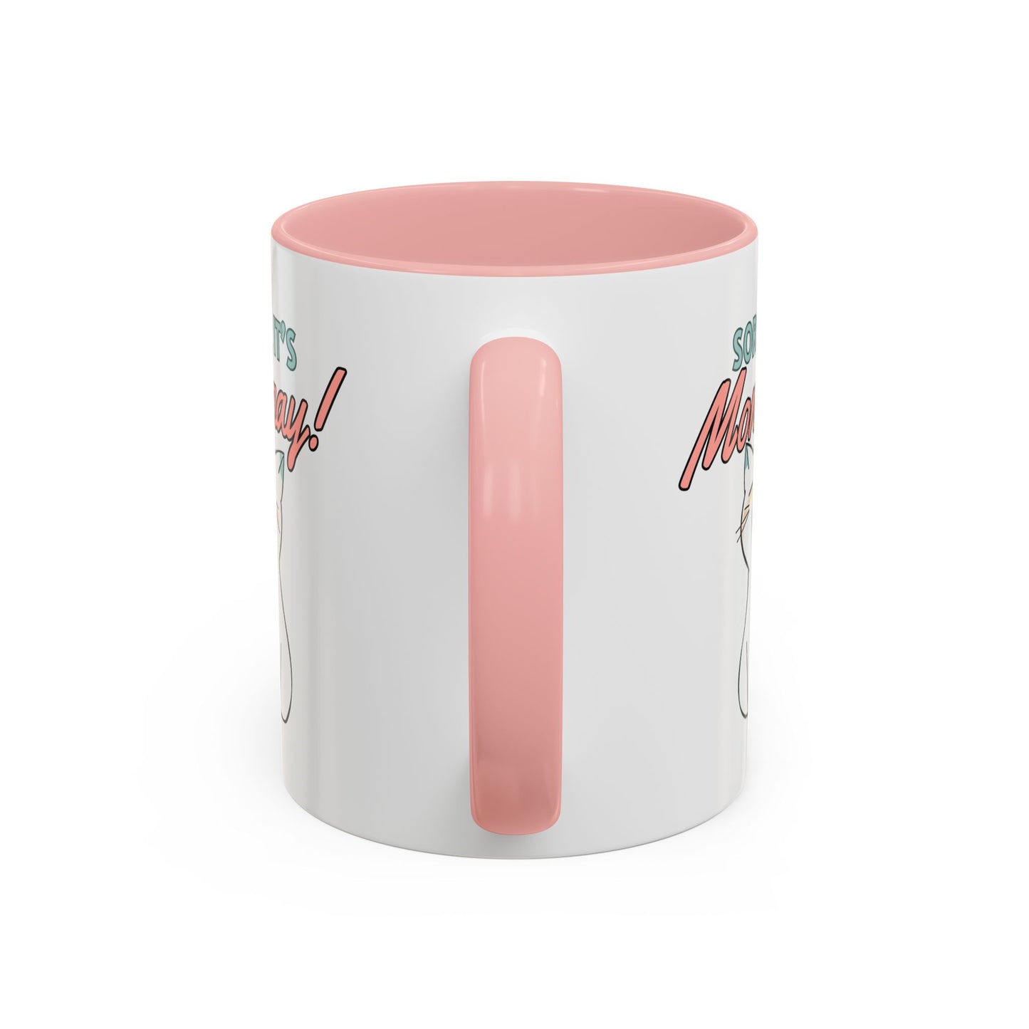 Playful Cat Coffee Mug - "Sorry It's Monday!" - Perfect for Cat Lovers