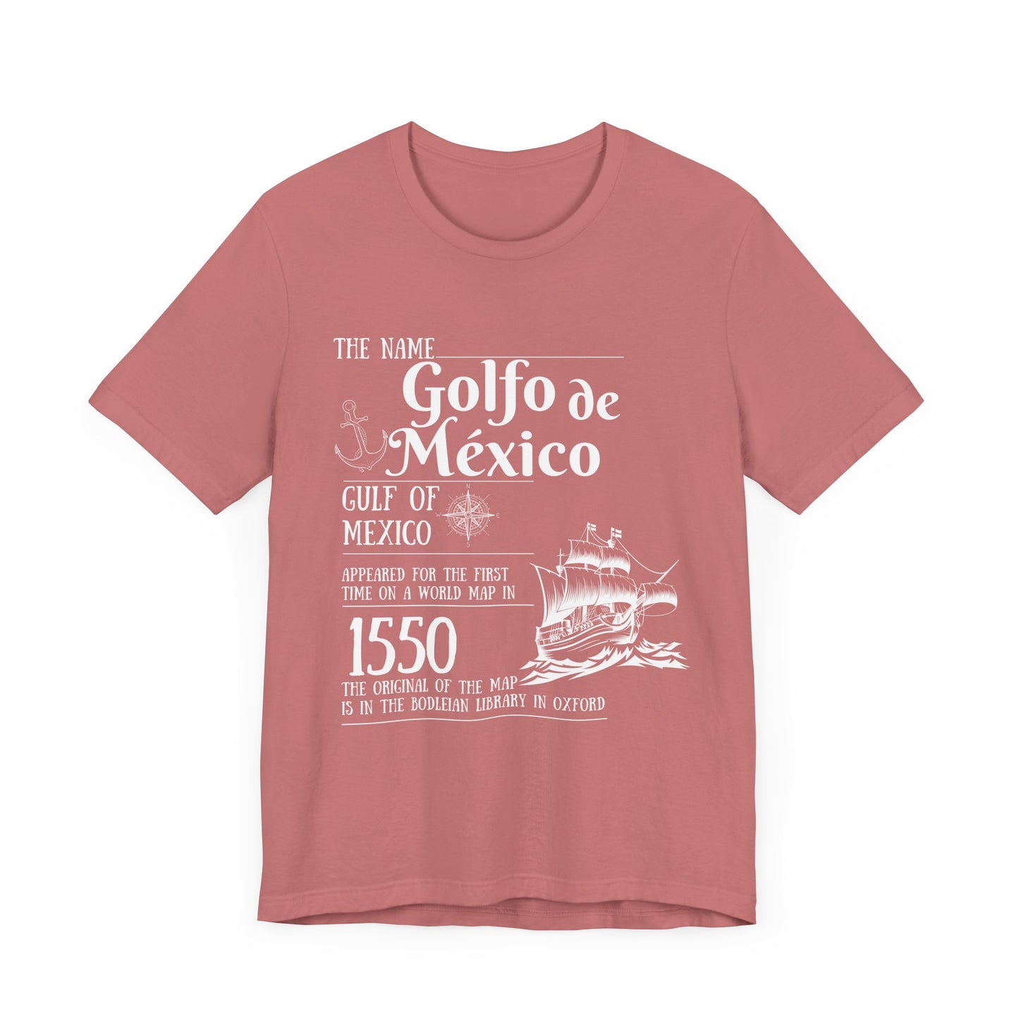 Historic Gulf of Mexico Crewneck Sweatshirt - 1550 Exploration Gift, golfo de mexico, gulf of mexico swearshirt , Gulf of Mexico Exploration Sweatshirt - History Gift